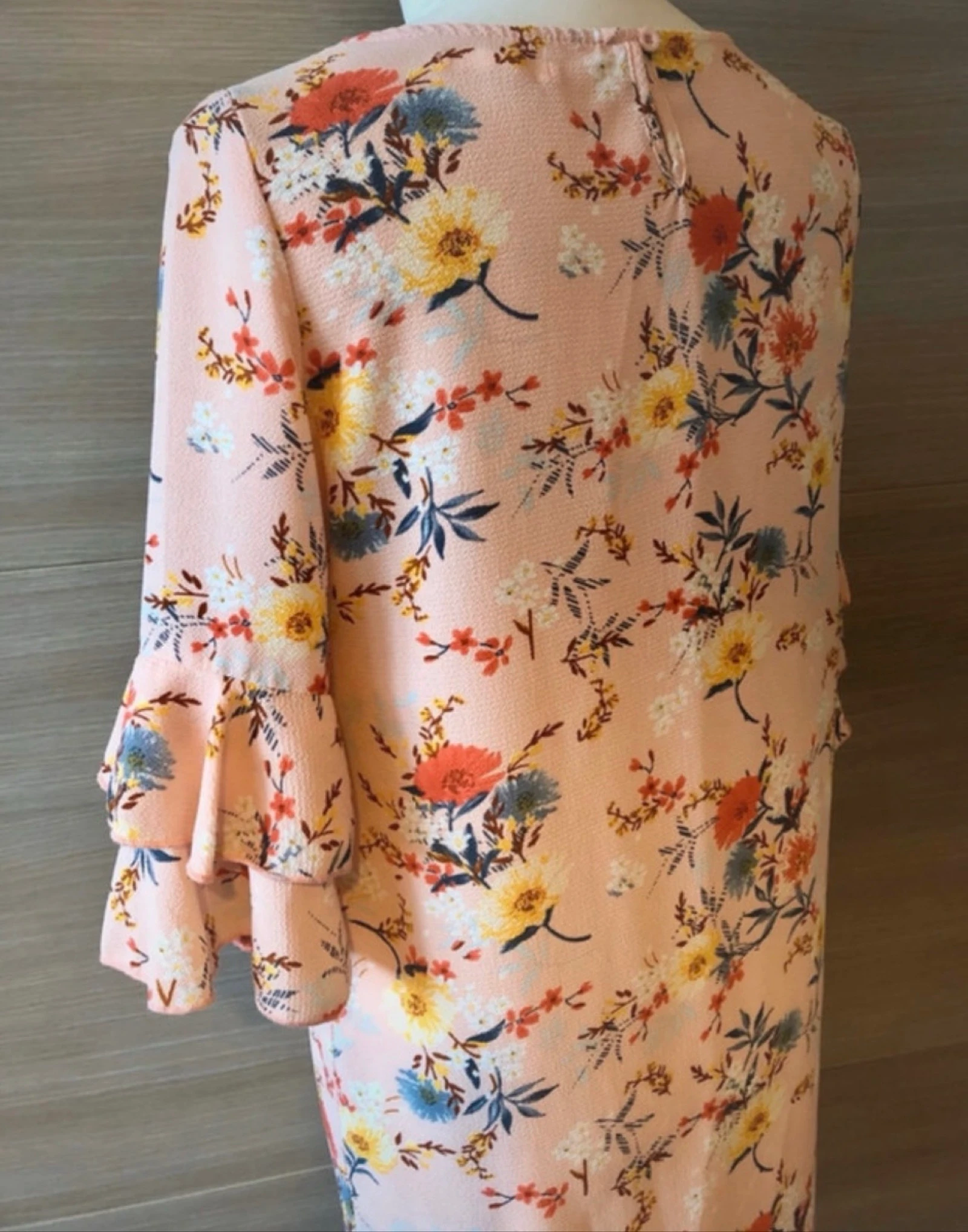 Lala Love vestido floral rosa claro talla S 36 nuevo – photo 7